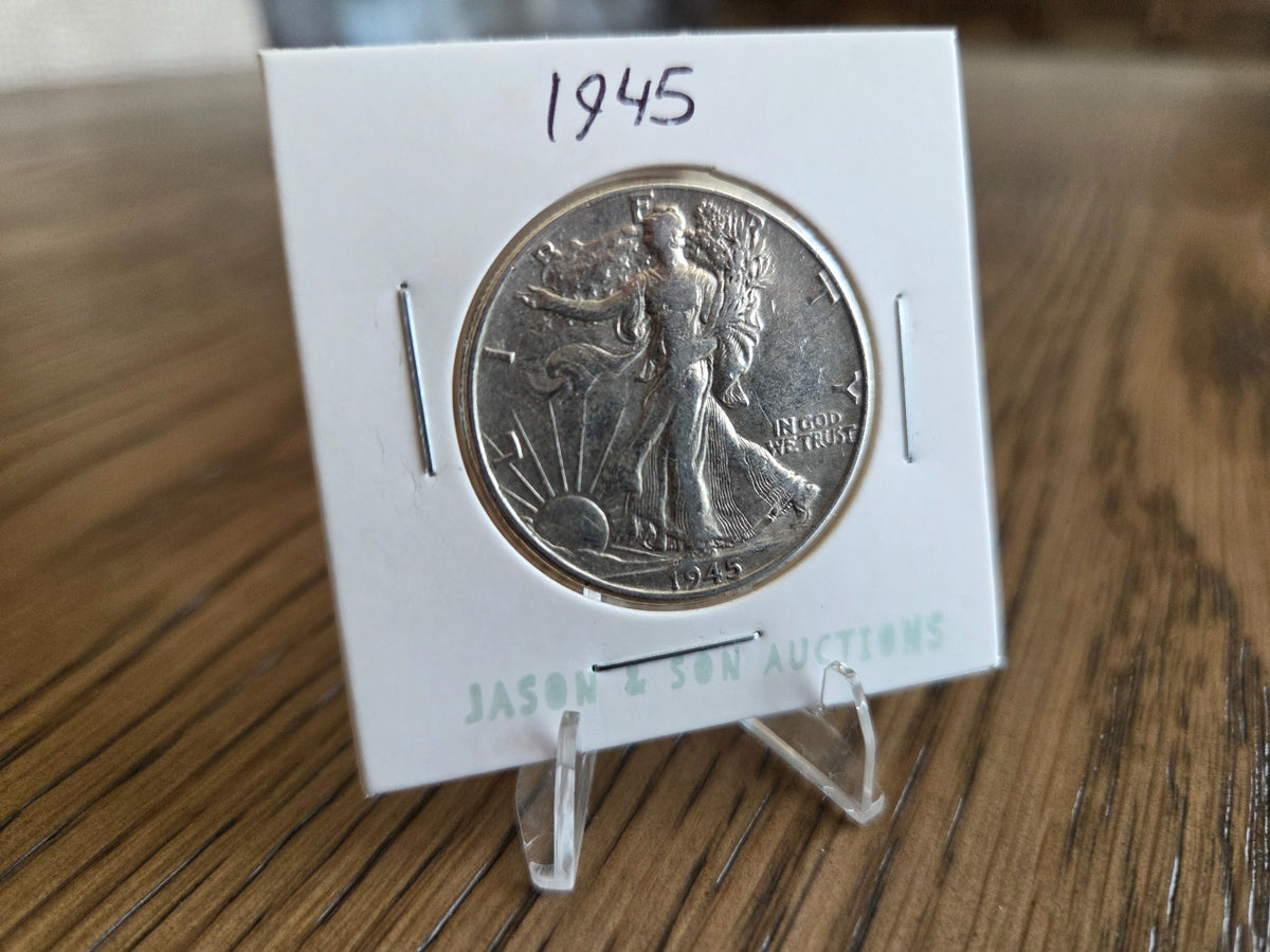 1945 Walking Liberty Half Dollar obverse