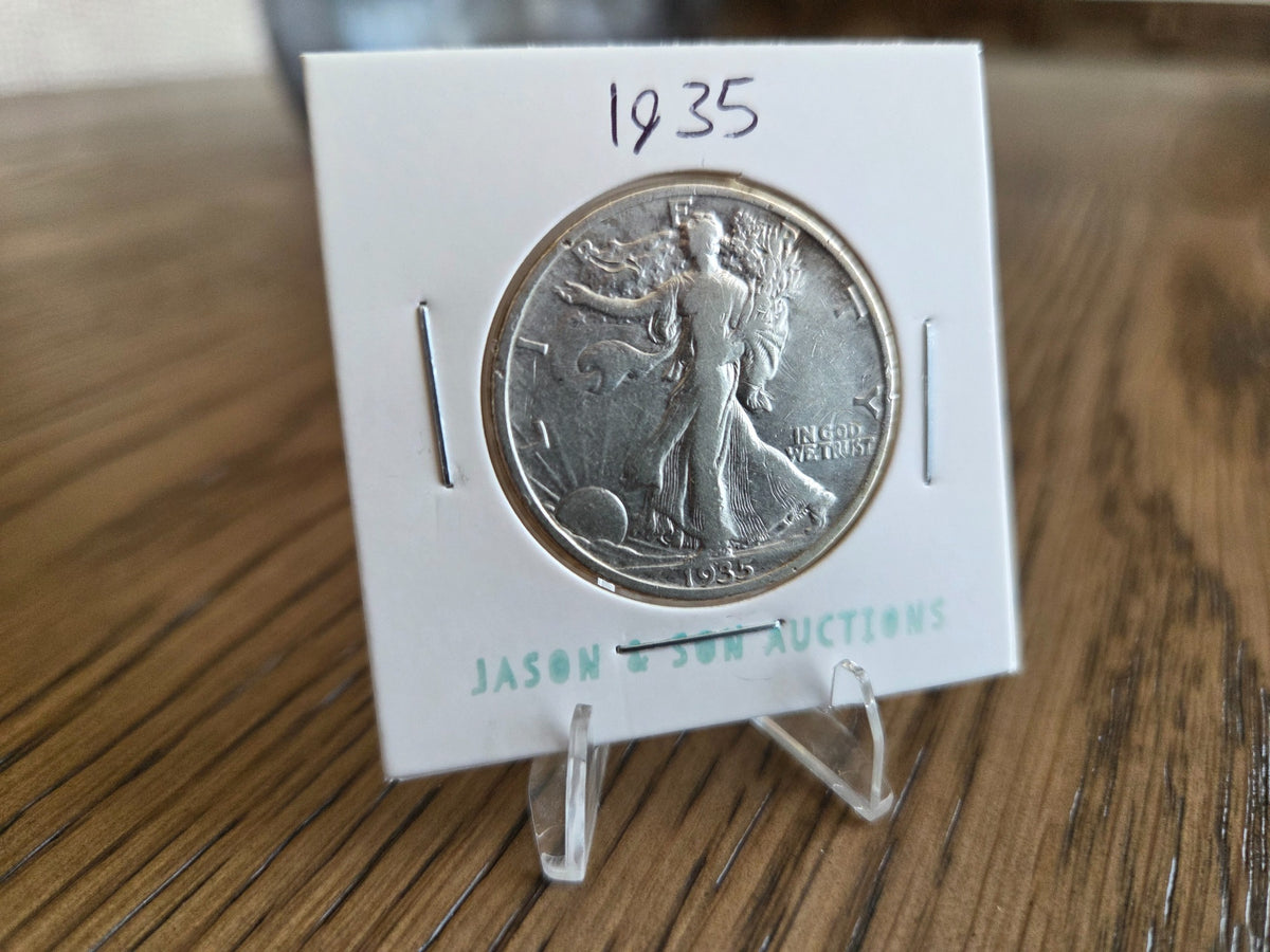 1935 Walking Liberty Half Dollar obverse