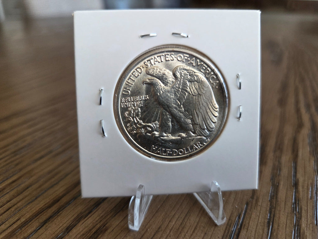 1944 Walking Liberty Half Dollar, reverse, exact coin WLH0032