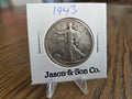 1943 Walking Liberty Half Dollar, obverse, exact coin WLH0033