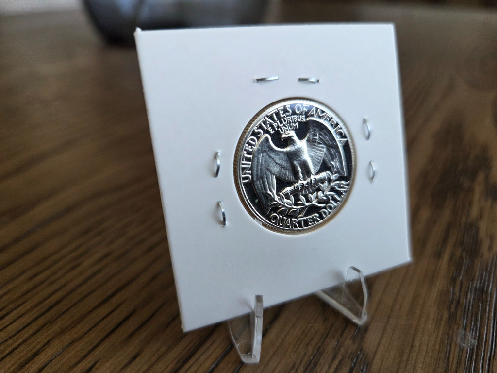 1962 Washington Proof Quarter – 90% Silver, reverse of exact coin WQ0004