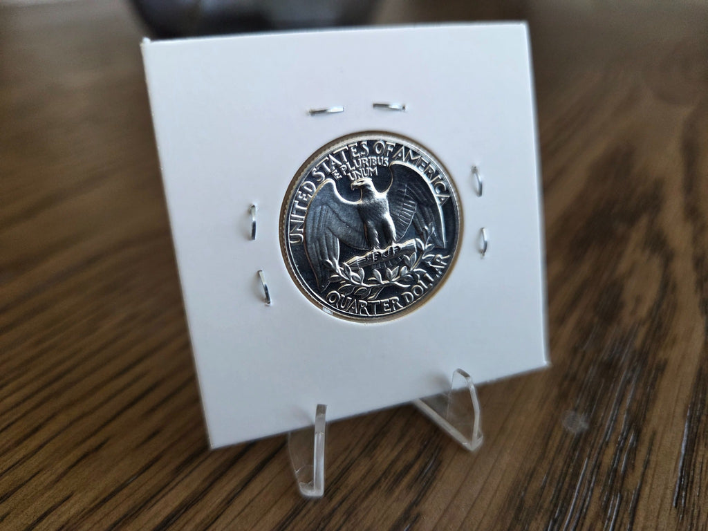 1962 Washington Proof Quarter – 90% Silver, reverse of exact coin WQ0006