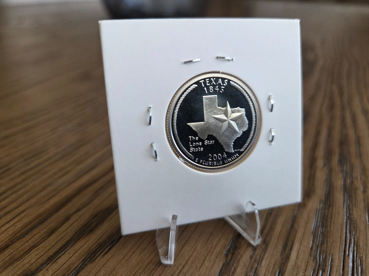 2004-S Texas silver proof quarter, reverse of exact coin WQ0013