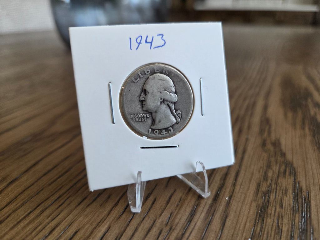 Obverse of exact 1943 Washington Quarter WQ0017