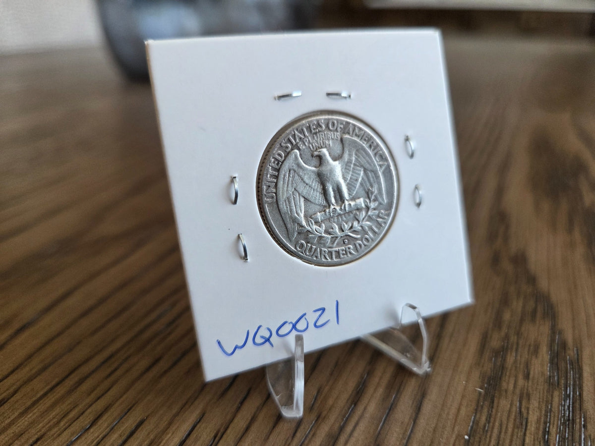 Reverse of exact 1961-D Washington Quarter WQ0021