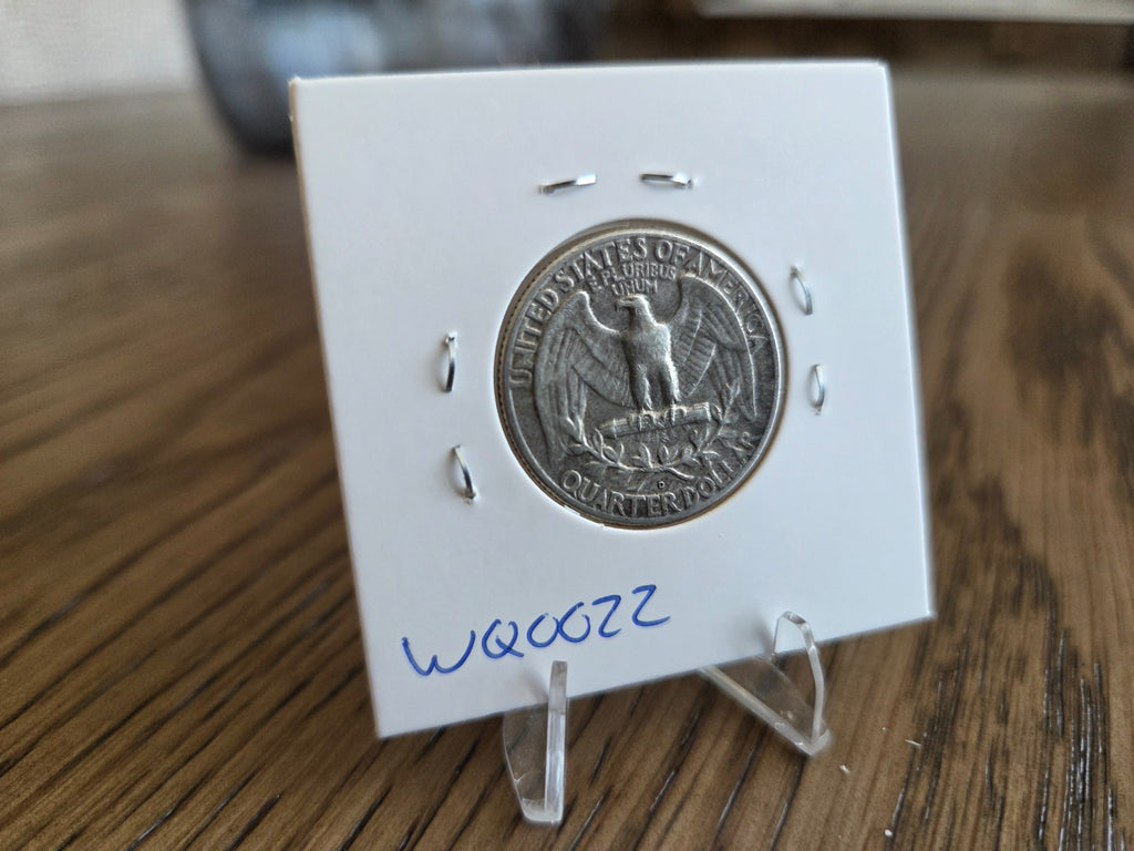 Reverse of exact 1963-D Washington Quarter WQ0022