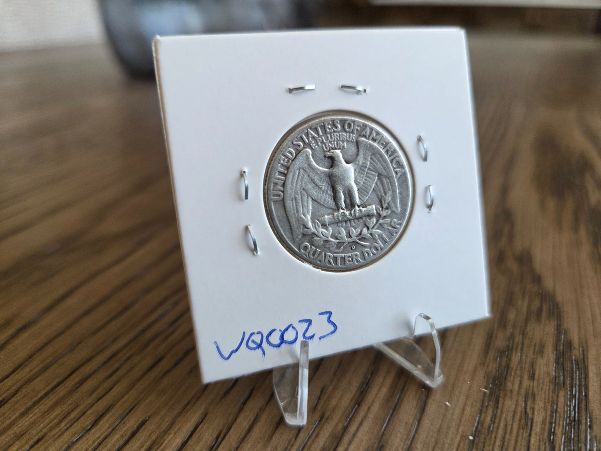 Reverse of exact 1962-D Washington Quarter WQ0023