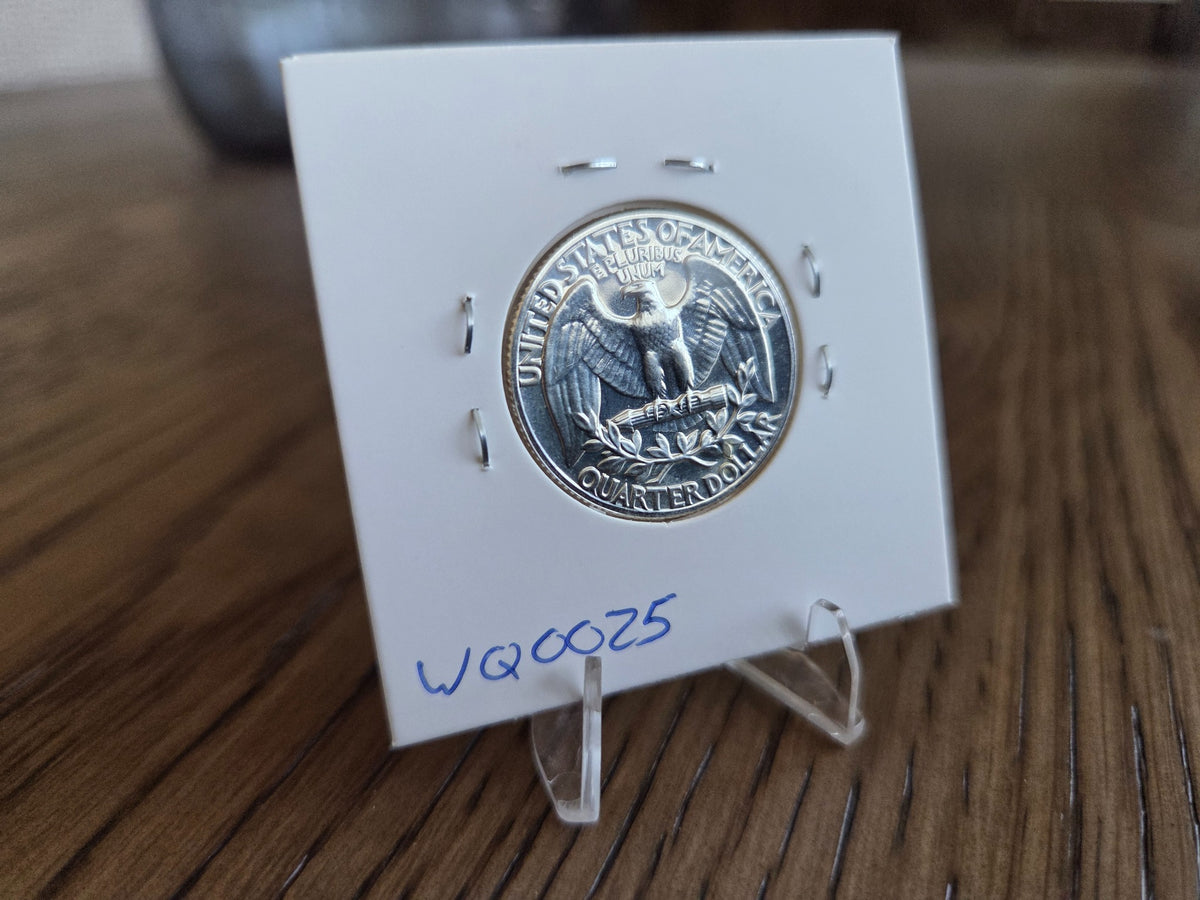 1963 Washington Proof Quarter reverse, exact coin, SKU WQ0025