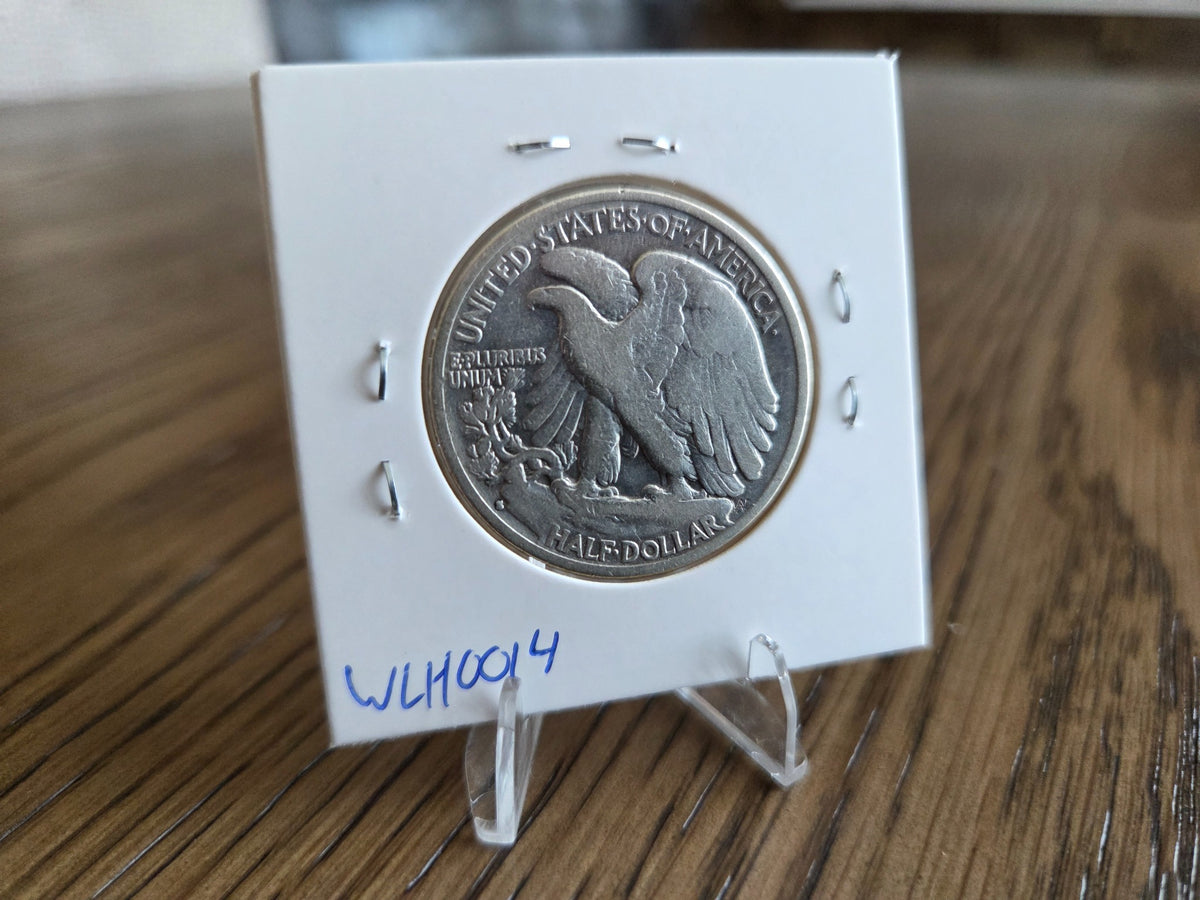 1935-S Walking Liberty half dollar reverse – WLH0014